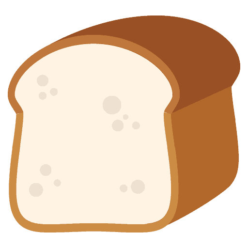 Slice of bread emoji