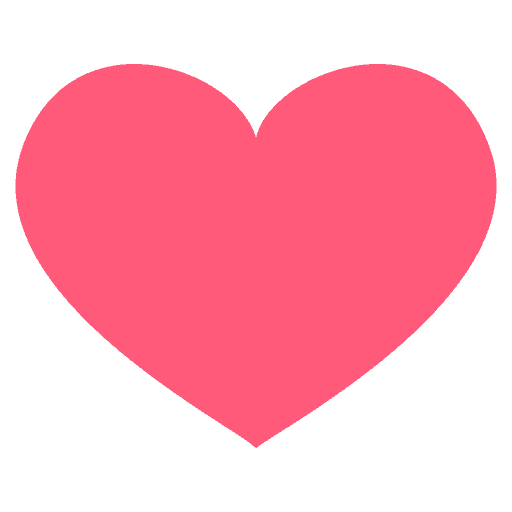 Pink heart emoji illustration