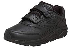 old people black shoes