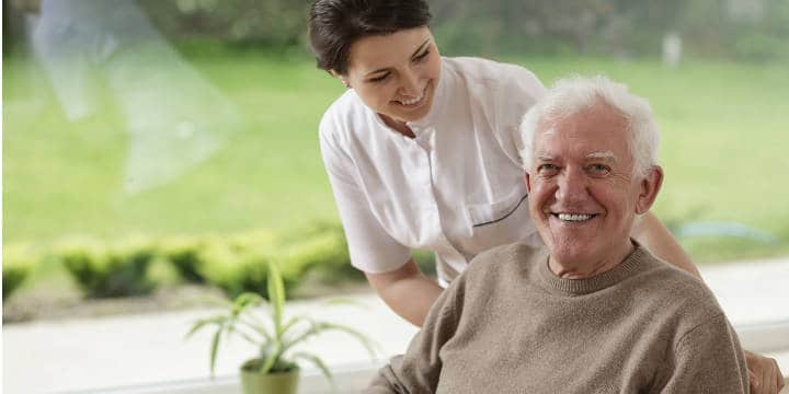 Group of Seniors Enjoying Nursing Home Activities