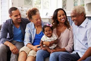 Family Spending Time Together Visiting