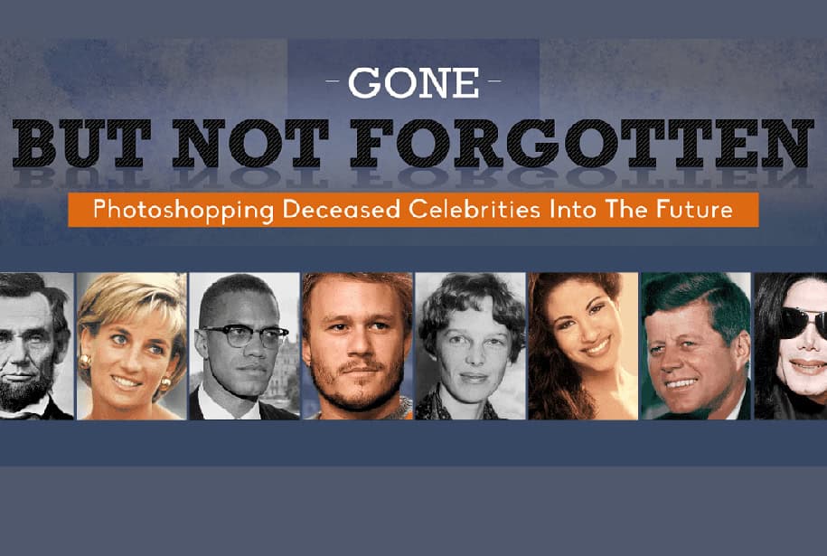 Gone But Not Forgotten - Photoshopping Deceased Celebrities Into The Future