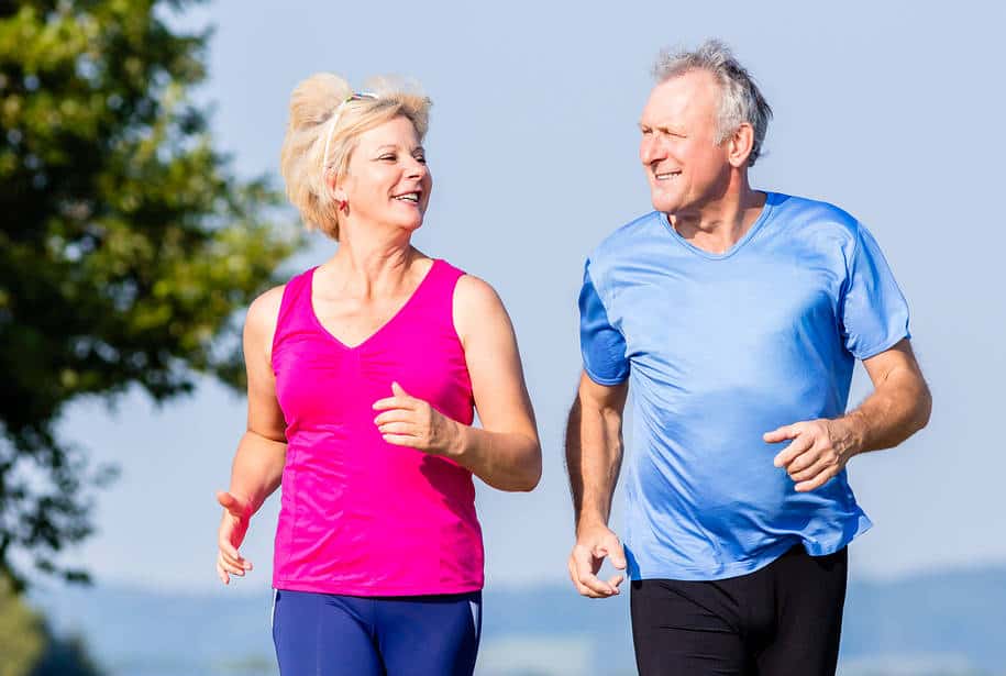 Seniors Out for a Jog