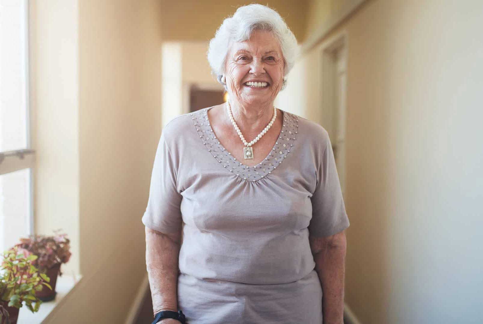Senior Enjoying Assisted Living
