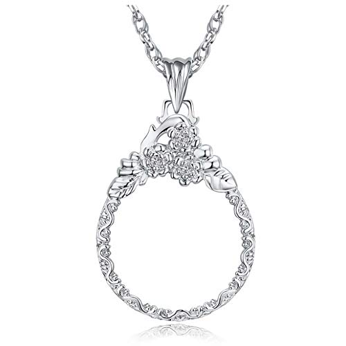 Magnifying glass necklace