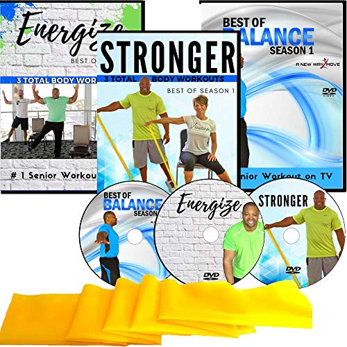 Resistance bands and workout DVDs