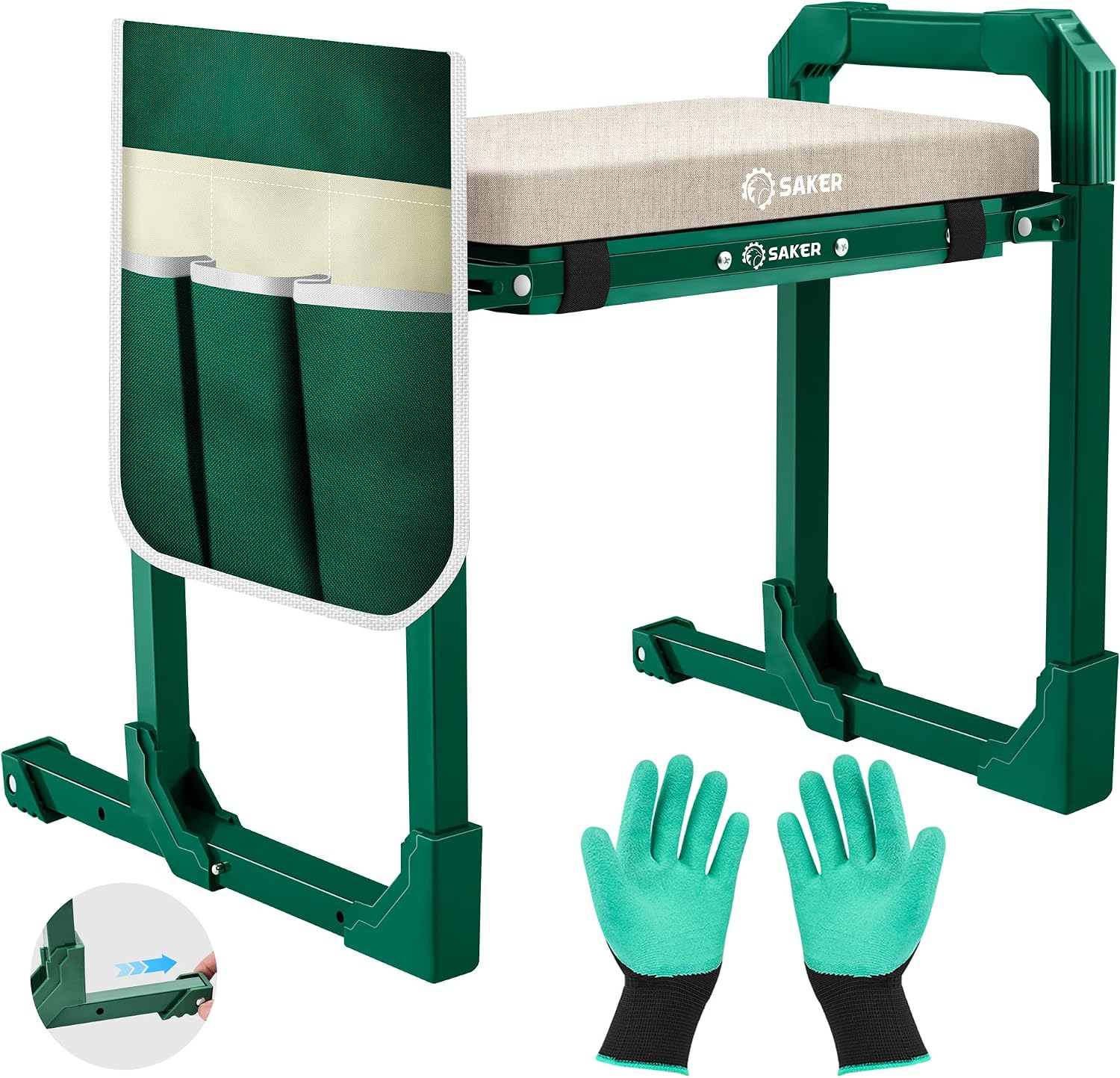 Foldable garden stool for seniors